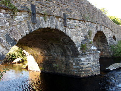 de andere brug bij Postbridge, Dartmoor