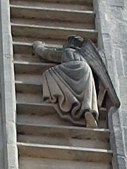 engel op de kathedraal van Bath
