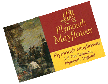 Kaartje van de Mayflower tentoonstelling
